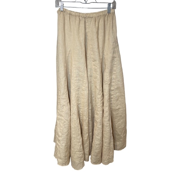 CP Shades Dresses & Skirts - CP Shades Lily Linen Maxi Skirt Tan Size Large